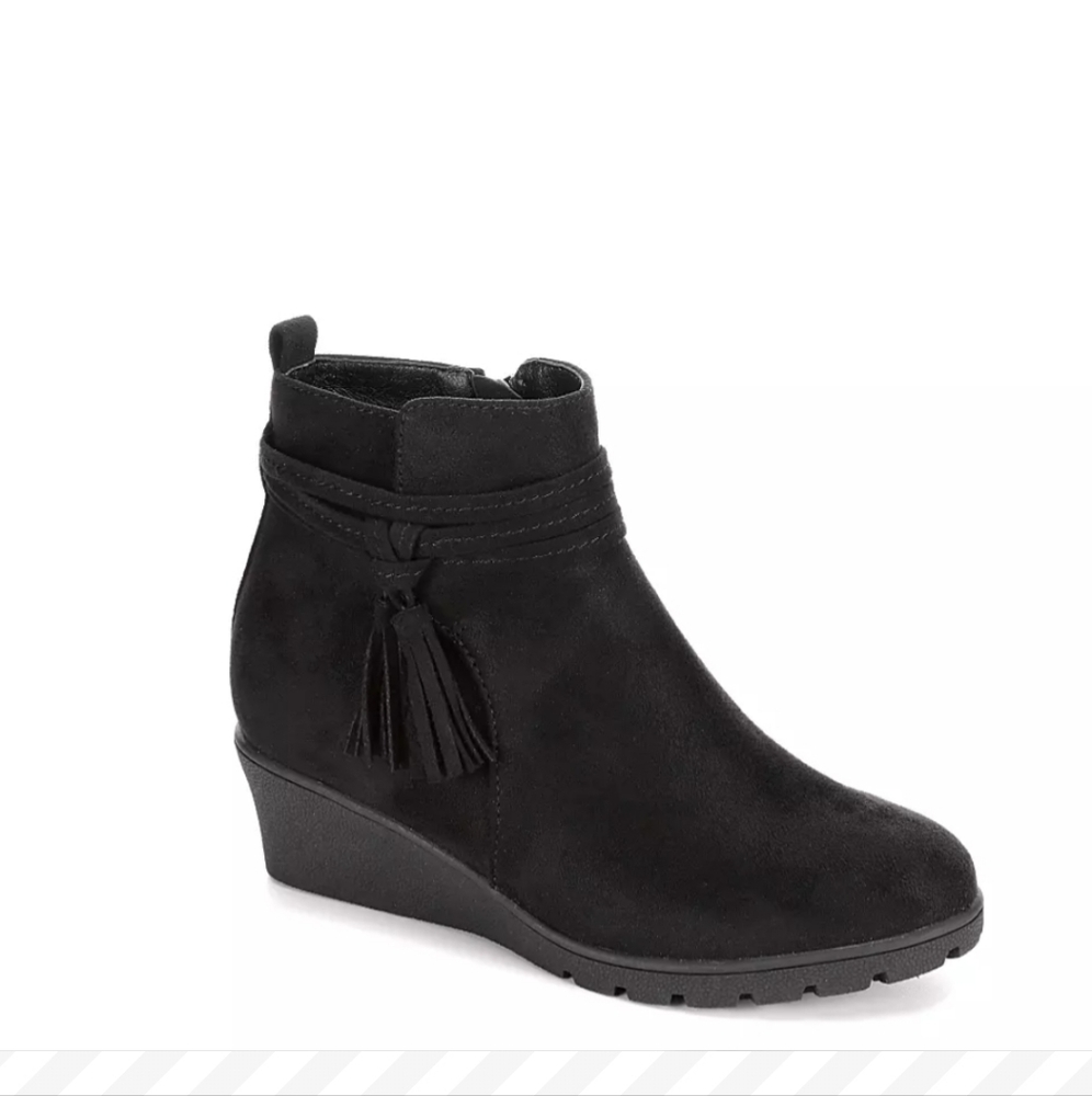 GIRLS sz 1 LITTLE-BIG KID LYLAH WEDGE BOOT